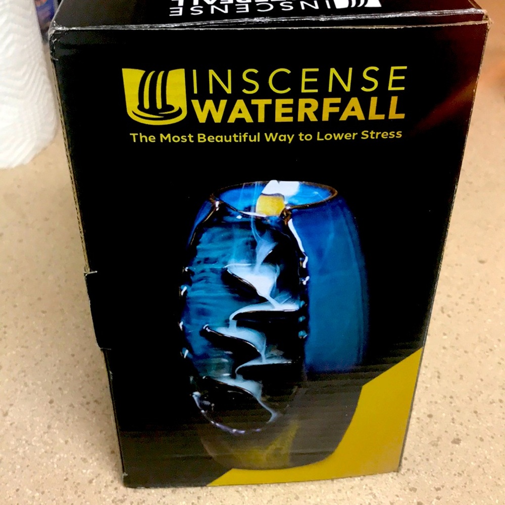 Incense Waterfall (w/300 incense cones) - shown to reduce stress!